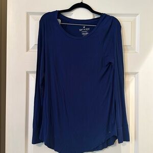 American Eagle Blue Long Sleeve